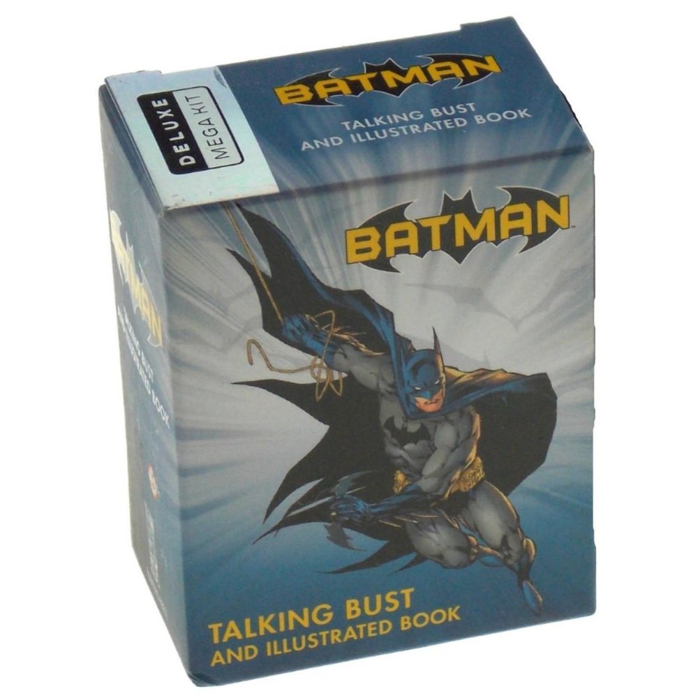 Batman Talking Bust DC Comics Collectible Book Gift Toy Figure Matthew Manning